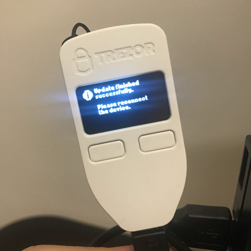 Trezor 錢包重新連接