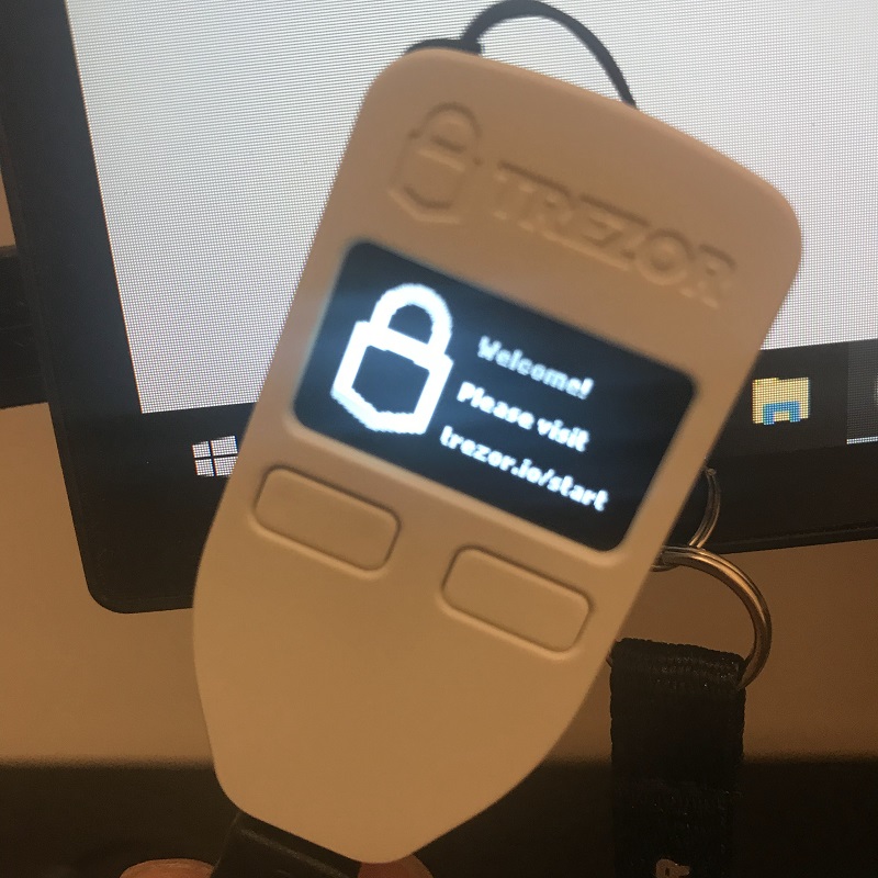 Trezor 硬體錢包開啟